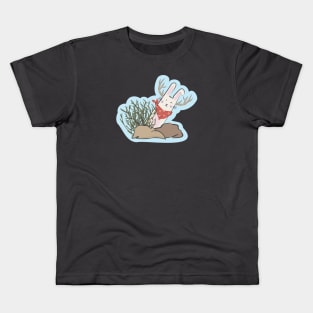 Cute Sagebrush Jackalope Cowboy Kids T-Shirt